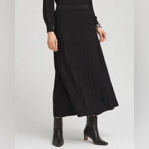 Chico's Pleated Knit Skirt